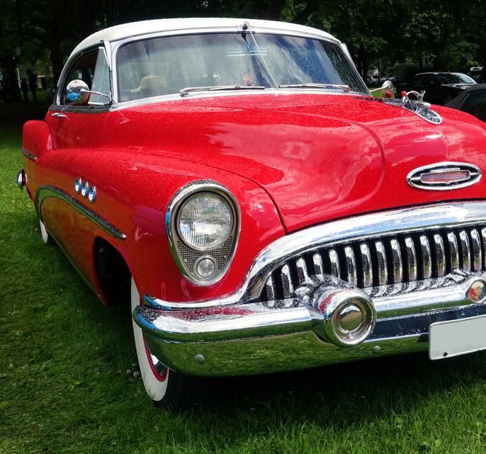 1953 Buick Super Coupe - sannsynligvis med 322 V8-motor.